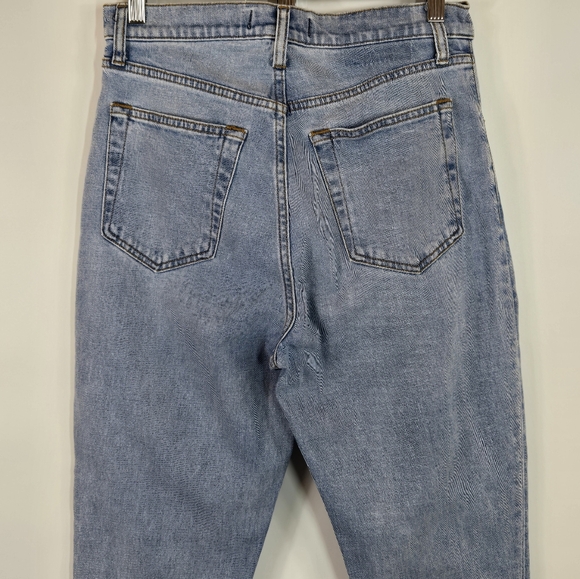 Abercrombie & Fitch Curve Love '90s Slim Straight Ultra High Rise Jean 28 6 - Picture 12 of 15